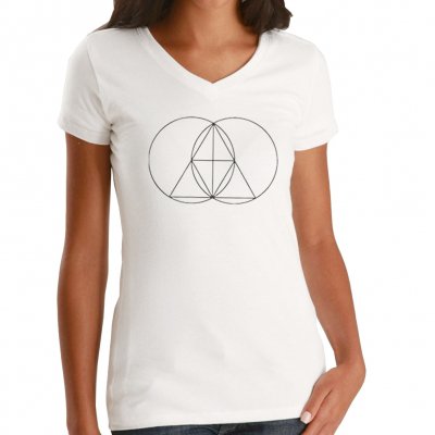 The Glitch Mob - Geometry | Girl V-Neck