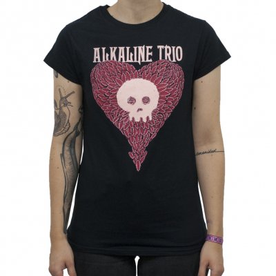 Alkaline Trio - Heartskull-Leaves | Girl Fitted T-Shirt