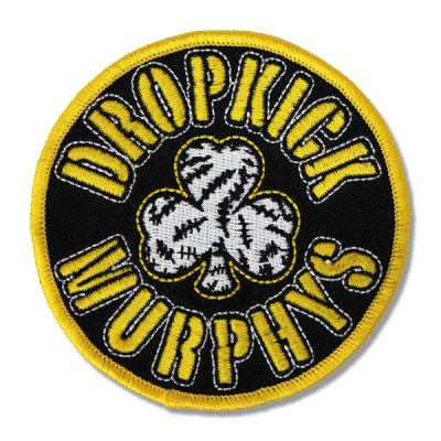 dropkick-murphys - Black & Gold Stitches | Patch