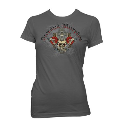 Dropkick Murphys - Signed Cross | Girl Fitted T-Shirt