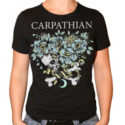 Carpathian - Skull Heart | Girl Fitted T-Shirt