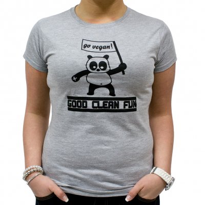 Good Clean Fun - Panda | Girl Fitted T-Shirt