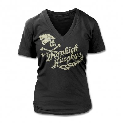 Scally Skull | V-Neck Girlie