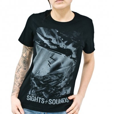 Sights And Sounds - Planes | Fitted Girl T-Shirt