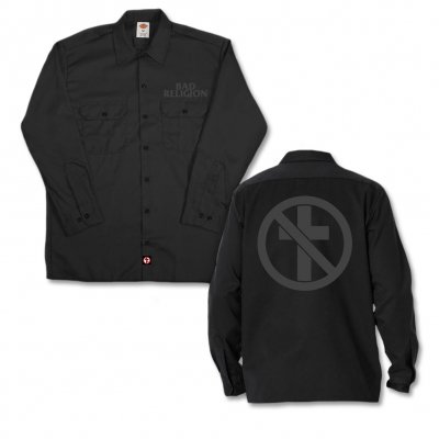 bad-religion - Monochrome Black | Dickies Work Shirt