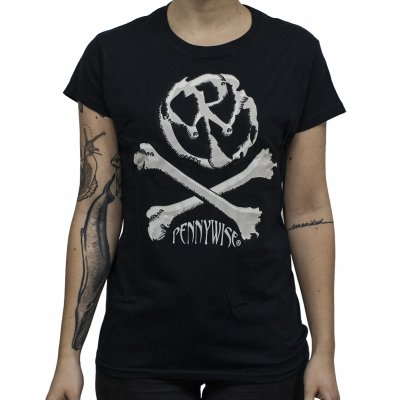 Pennywise - Crossbones | Fitted Girl T-Shirt