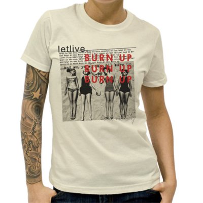 Letlive - Burn Up | Girl Fitted T-Shirt
