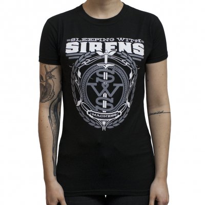 sleeping-with-sirens - Crest Logo | Girl Fitted T-Shirt