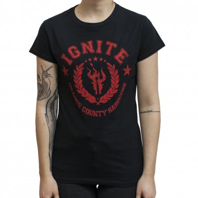 College | Girl Fitted T-Shirt
