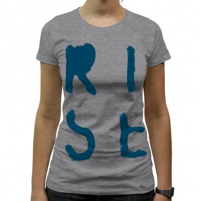 Rise Against - RISE | Fitted Girl T-Shirt
