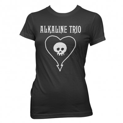 Alkaline Trio - Classic Heartskull | Fitted Girl T-Shirt