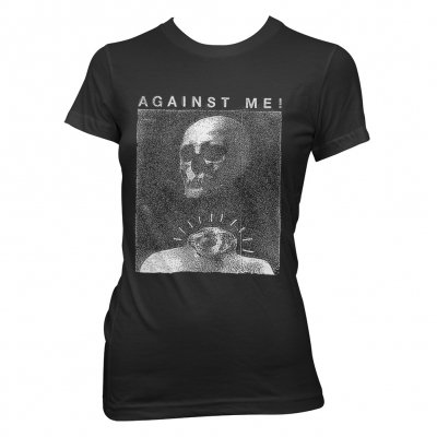 Against Me! - Video Skull | Fitted Girl Shirt