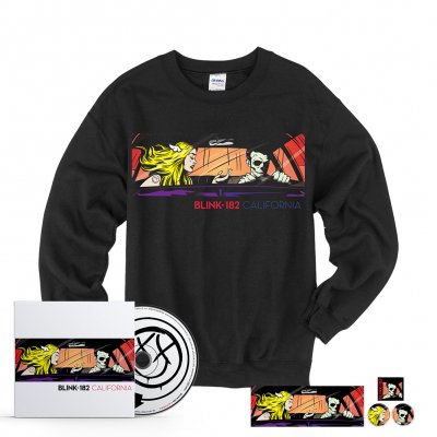 Blink 182 - California CD + Crewneck Bundle