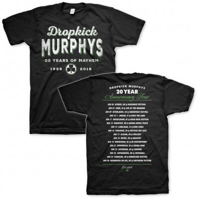 dropkick-murphys - 20 Years Tour 2016 | T-Shirt