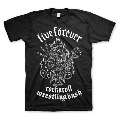 the-rock-n-roll-wrestling-bash - Live Förever | T-Shirt
