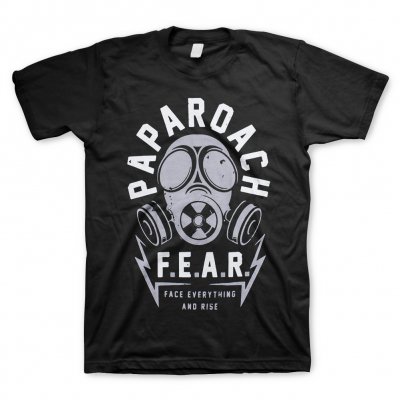 Papa Roach - F.E.A.R. Gasmask Black June 15 | T-Shirt