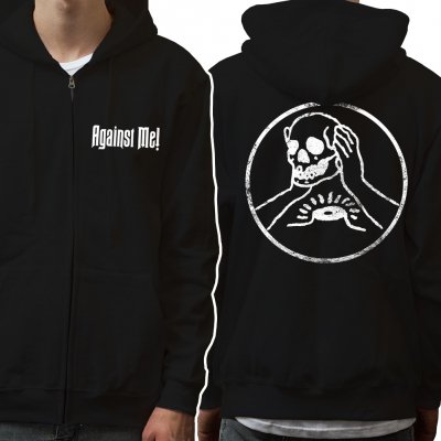 Against Me! - Skull | Zip-Hood