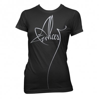alcest - Logo Black | Fitted Girl T-Shirt