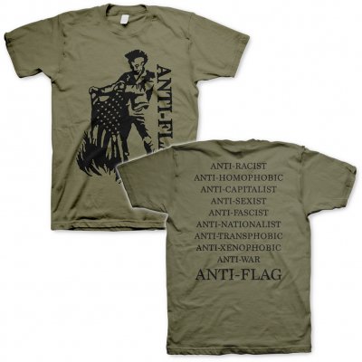 anti-flag - Flag Burner Green | T-Shirt