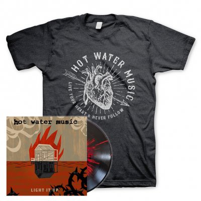 Hot Water Music - Light It Up | Col.Vinyl+Shirt Bundle