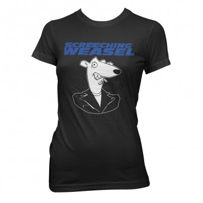 screeching-weasel - Classic Head | Fitted Girl T-Shirt
