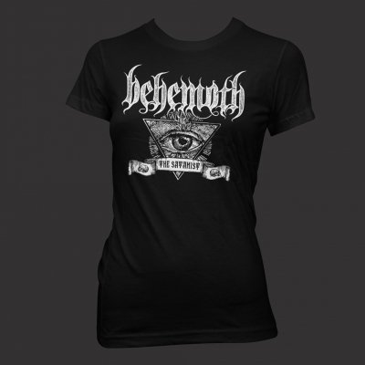 Satanist Banner | Girl Fitted T-Shirt