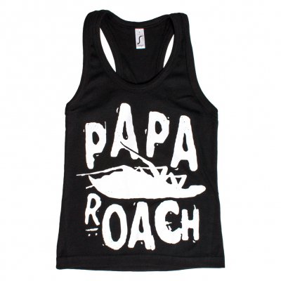 Classic Logo Black | Racerback Girl Tank