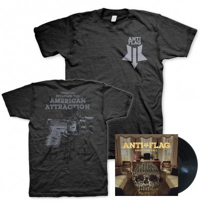 Anti-Flag - American Fall | Black Vinyl + American Attraction T-Shirt Bundle