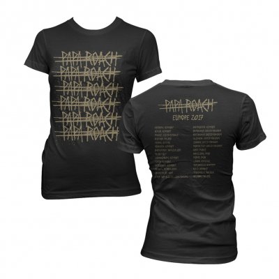 papa-roach - Repeater EU Tour 2017 | Fitted Girl T-Shirt