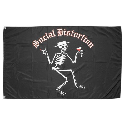 social-distortion - Classic Skelly Logo | Flag