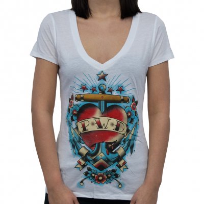parkway-drive - Anchor-Heart | V-Neck Girlie