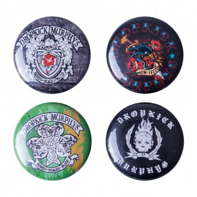 dropkick-murphys - 4 Buttons | Button Set