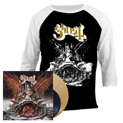 Ghost - Prequelle | Gold Vinyl + 7 Inch + Raglan Bundle