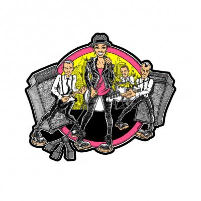 the-interrupters - Cartoon Band | Enamel Pin