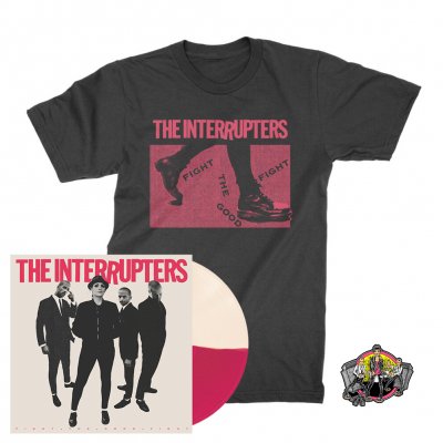 The Interrupters - Boots | Hot Pink/Bone Vinyl + T-Shirt + Pin Bundle