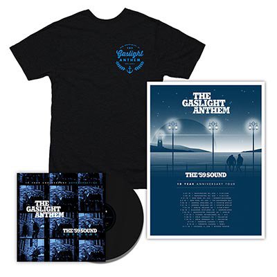 The Gaslight Anthem - The '59 Sound Sessions | Black LP + T-Shirt + Poster Bundle