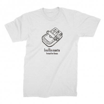 shop - Hello Nasty X Naijel Graph Sardine Can White | T-S