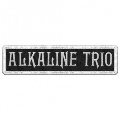 Alkaline Trio - White Logo | Patch