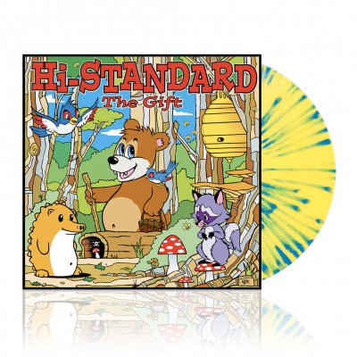 Hi-Standard - The Gift | Yellow w/ Cyan Splatter Vinyl