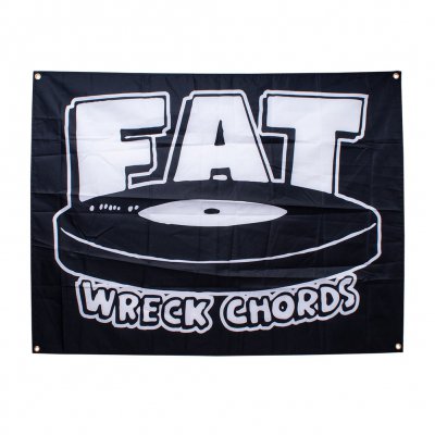 Fat Wreck Chords - Logo Black | Poster Flag