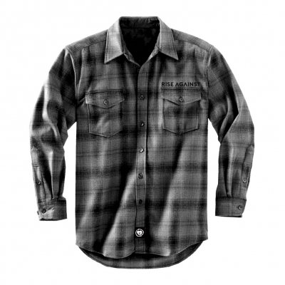 Rise Against - Logo Grey | Flannel