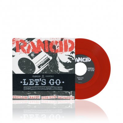 rancid - Let's Go | Blood Red 7 Inch Album Pack