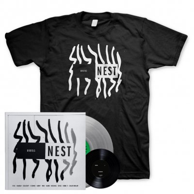 Brutus - Nest | Clear Vinyl + 7 Inch + T-Shirt Bundle