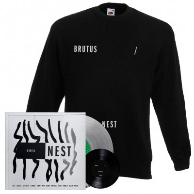 Brutus - Nest | Clear Vinyl + 7 Inch + Sweatshirt