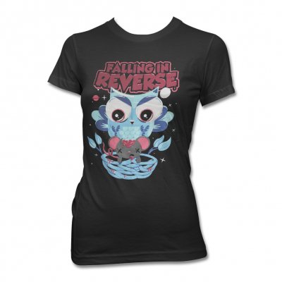 Falling In Reverse - Ainme Owl Tee - Women's