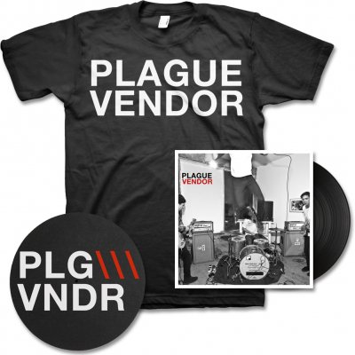 plague-vendor - Free To Eat - LP (45 RPM), Slipmat & Band Name Tee
