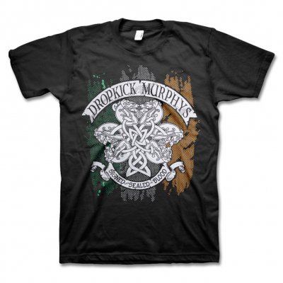 Knotwork Flag Tee (Black)