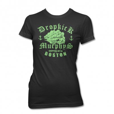 dropkick-murphys - NEW Shipping Up To Boston Tee- Women's