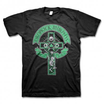 Dropkick Murphys - Drinking Skeleton Cross Tee - Mens