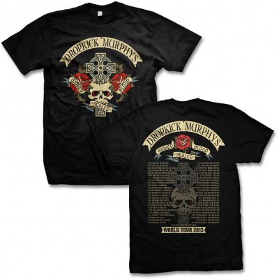 Dropkick Murphys - DKM Signed Cross Tour Tee
